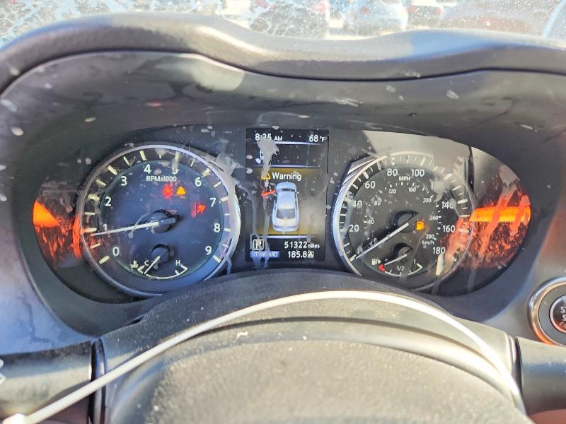 2020 Infiniti Q50 VIN JN1FV7AR6LM660674 COPART salvage auction — FRONT END, Ut - Salvage Certificate, sold $8,600 on 2026-08-21 (photo 9)