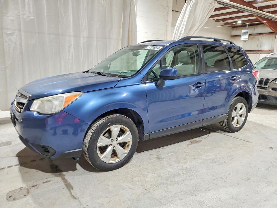 2014 Subaru VIN JF2SJADC2EH450761 COPART salvage auction — SIDE, Ny - Mv-907A Salvage Certificate, sold $750 on 2026-07-13 (photo 1)