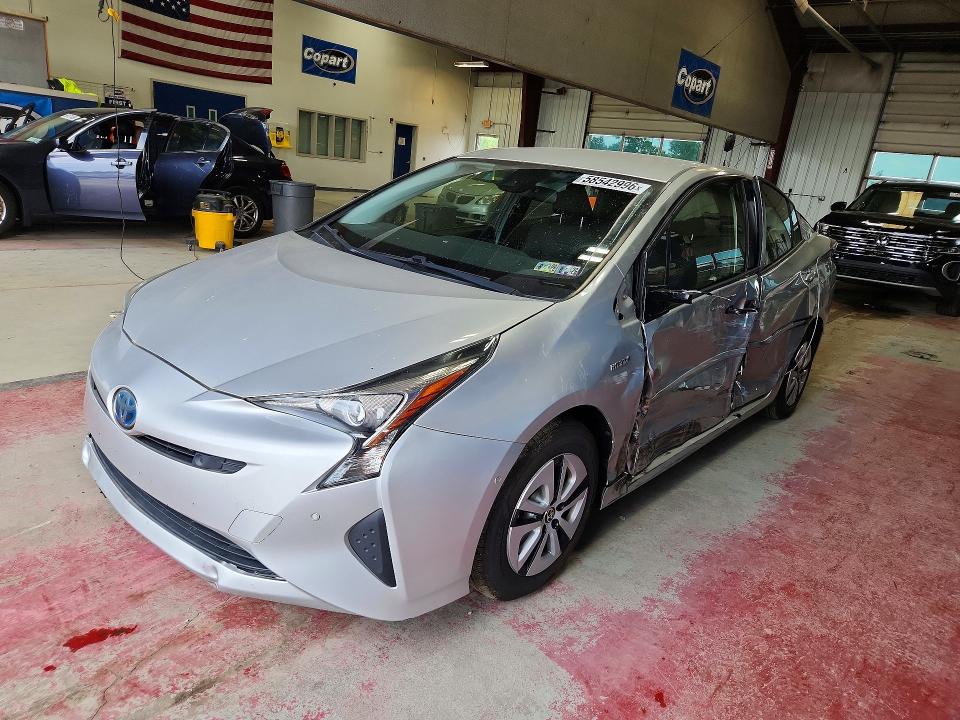 2018 Toyota Prius VIN JTDKBRFU7J3600984 COPART salvage auction — SIDE, Pa - Certificate Of Salvage, sold $3,400 on 2026-07-27 (photo 1)