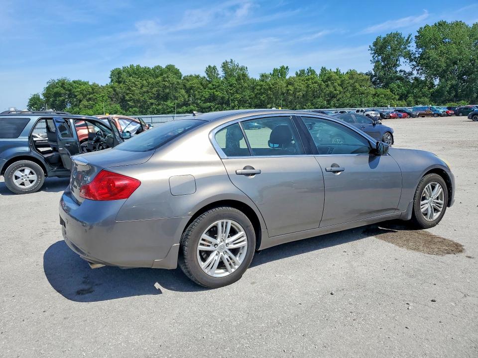 2011 Infiniti G VIN JN1CV6AR2BM400025 COPART salvage auction — FRONT END, Ia - Cert Of Title-Salvage Title, sold $650 on 2026-07-06 (photo 3)