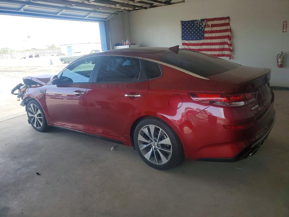 2019 Kia Optima VIN 5XXGT4L34KG284950 COPART salvage auction — FRONT END, Tx - Salvage Vehicle Title, sold $1,550 on 2026-07-31 (photo 2)