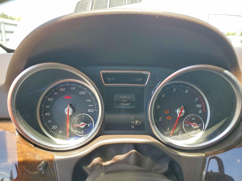 2016 Mercedes-benz Gle class VIN 4JGDA5JB3GA788686 COPART salvage auction — REAR END, Fl - Cert Of Title Slvg Rebuildable, sold $6,700 on 2026-08-12 (photo 9)