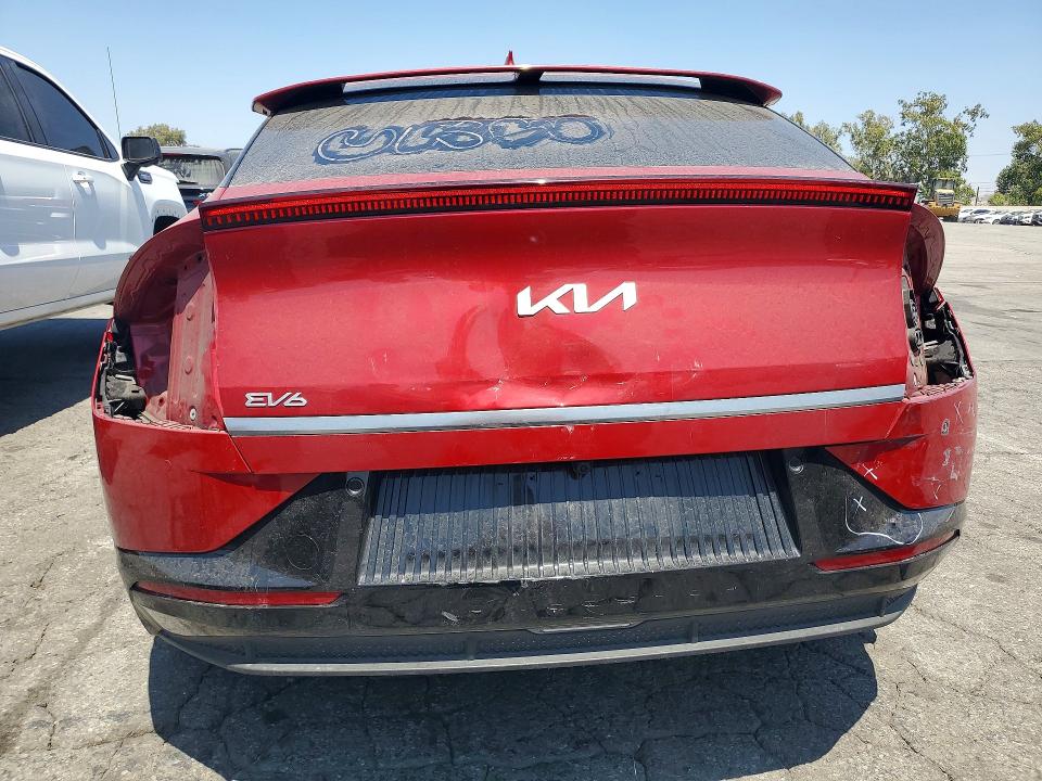 2024 Kia Ev6 VIN KNDC3DLC1R5186536 COPART salvage auction — FRONT END, Ca - Dis/Dlr/Exp Nonrepairable Cert (P), sold $4,300 on 2026-07-09 (photo 6)
