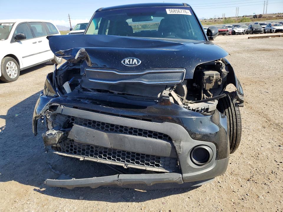2017 Kia Soul VIN KNDJN2A27H7423615 COPART salvage auction — FRONT END, Az - Cert Of Title - Salvage, sold $1,100 on 2026-07-10 (photo 5)