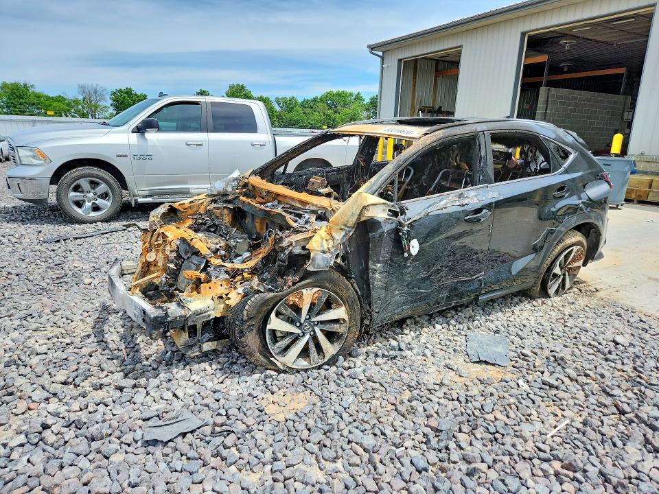 2021 Lexus Nx 300 VIN JTJGARDZ8M5029230 COPART salvage auction — INTERIOR BURN, Mo - Salvage Certificate Of Title, sold $325 on 2026-07-14 (photo 1)