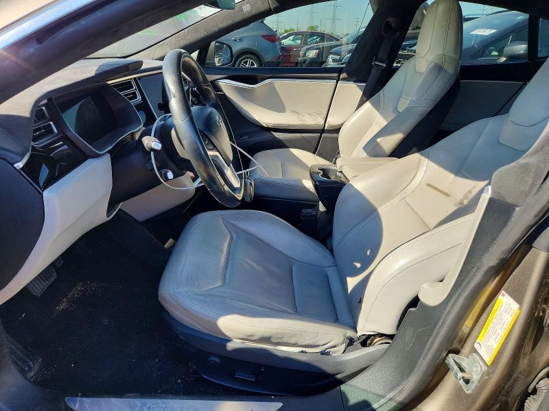 2015 Tesla VIN 5YJSA1S24FF097157 COPART salvage auction — REAR END, In - Cert Of Title-Salvage Title, sold $4,100 on 2026-07-07 (photo 7)