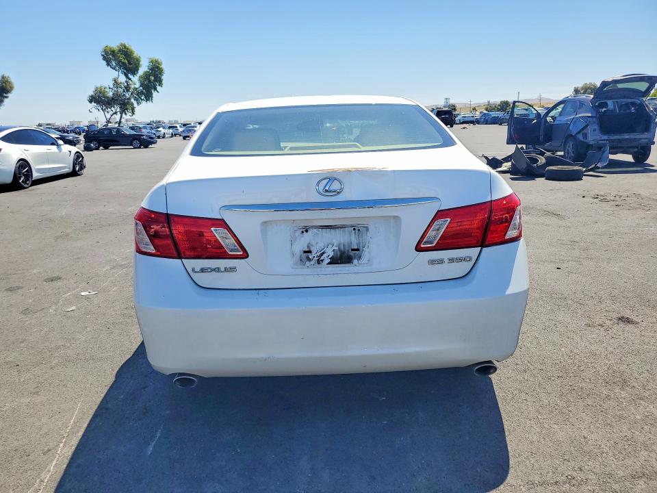 2008 Lexus Es 350 VIN JTHBJ46G382187590 COPART salvage auction — FRONT END, CA - SALVAGE CERTIFICATE, sold $225 on 2026-07-27 (photo 6)