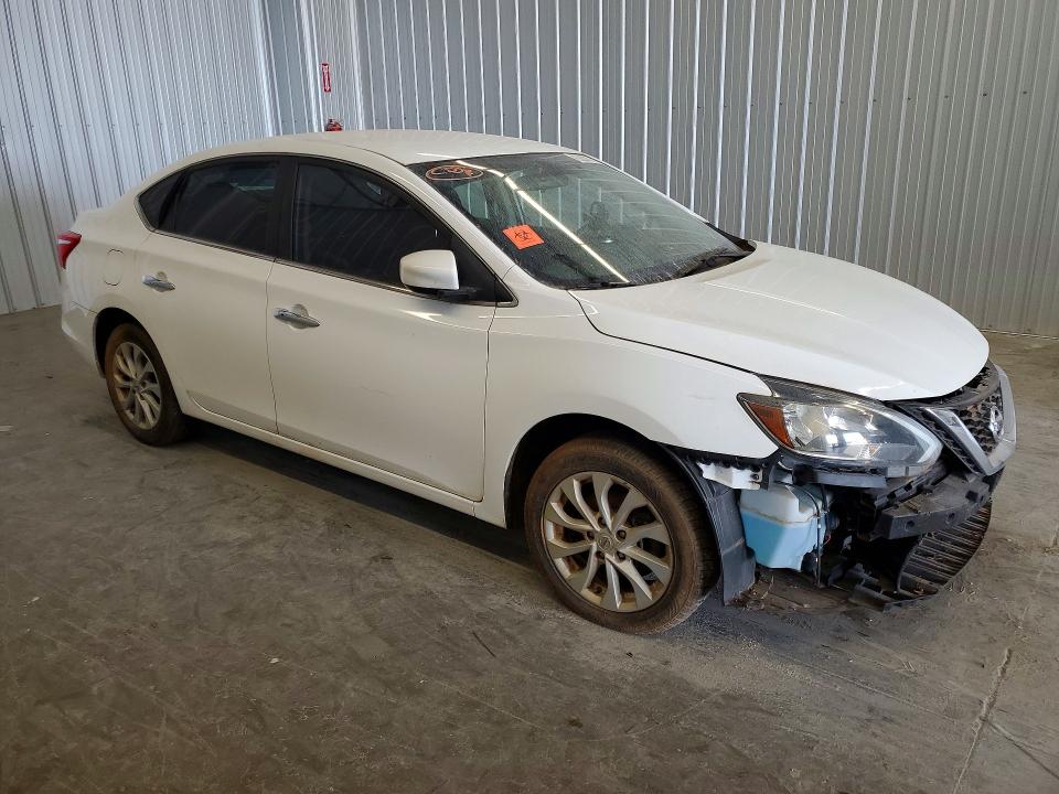 2019 Nissan Sentra VIN 3N1AB7AP3KY313803 COPART salvage auction — FRONT END, NC - DLR ONLY-CLEAN/OVER 25% DAMAGE, sold $1,000 on 2026-07-09 (photo 4)