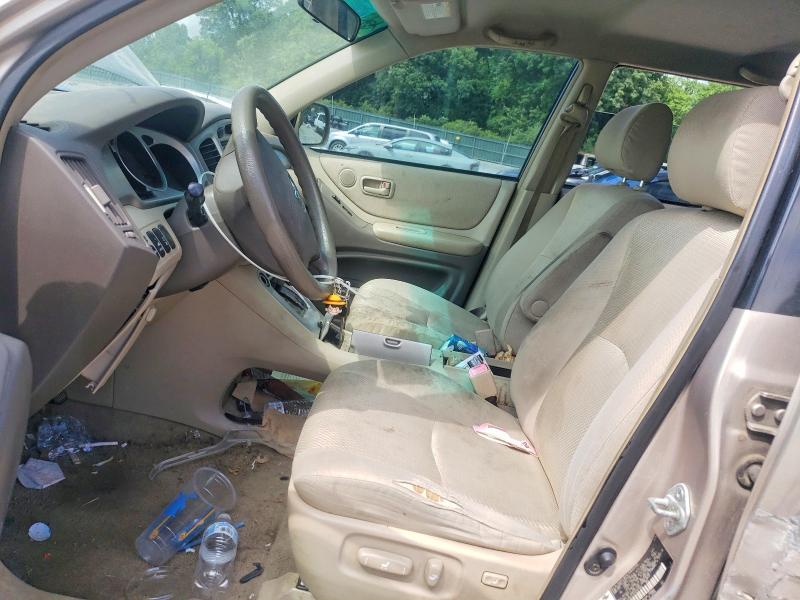 2005 Toyota Highlander VIN JTEEP21A150107565 COPART salvage auction — ALL OVER, Tn - Salvage Certificate, sold $600 on 2026-07-30 (photo 7)
