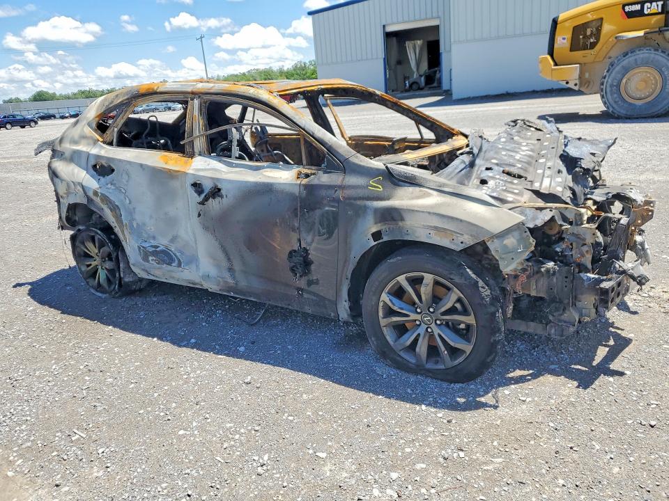 2019 Lexus Nx 300 VIN JTJYARBZXK2142702 COPART salvage auction — BURN, Ny - Mv907A-Parts Only, sold $225 on 2026-07-06 (photo 4)