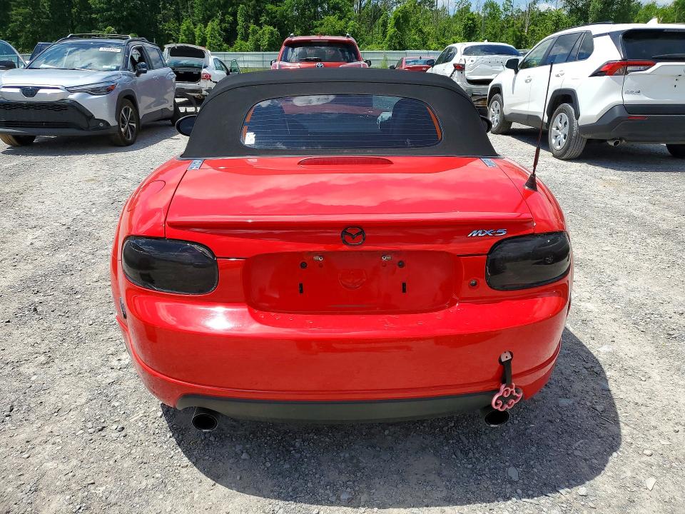 2006 Mazda Mx-5 VIN JM1NC25F460113304 COPART salvage auction — FRONT END, Ny - Mv-907A Salvage Certificate, sold $225 on 2026-08-03 (photo 6)