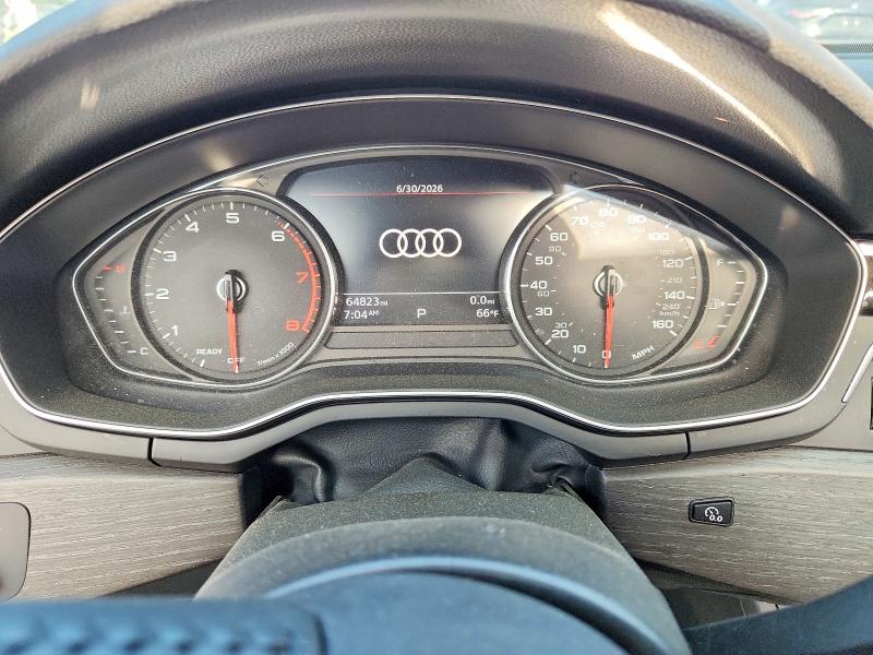 2020 Audi A4 VIN WAUGMAF48LN008564 COPART salvage auction — FRONT END, Salvage Title, sold $3,700 on 2026-07-24 (photo 9)