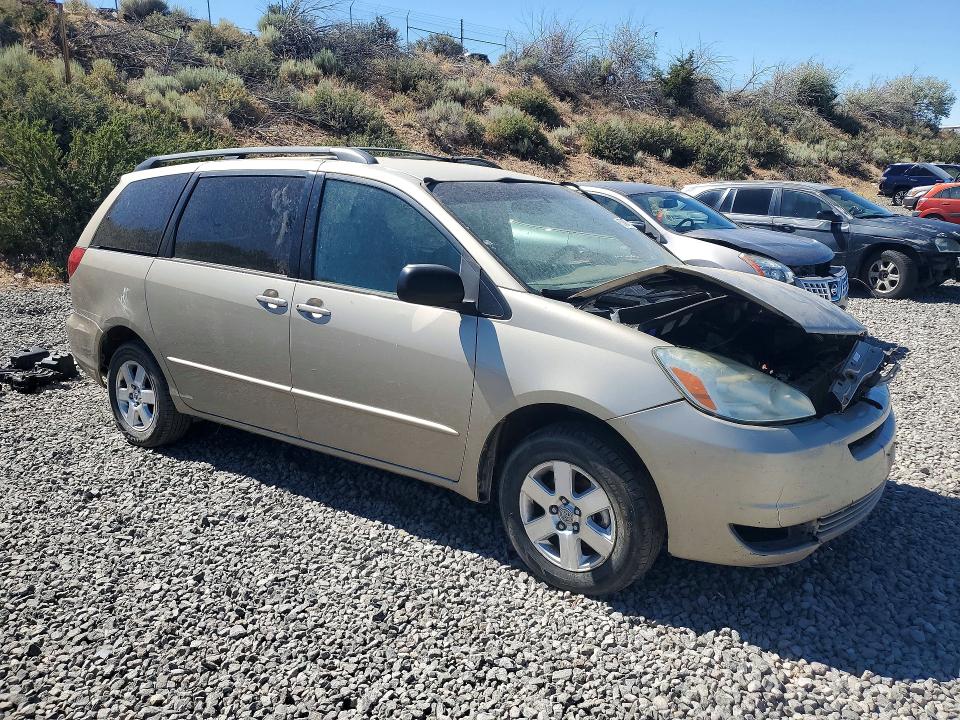 2005 Toyota Sienna VIN 5TDZA23C95S356845 COPART salvage auction — FRONT END, Ca - Certificate Of Title, sold $100 on 2026-07-23 (photo 4)