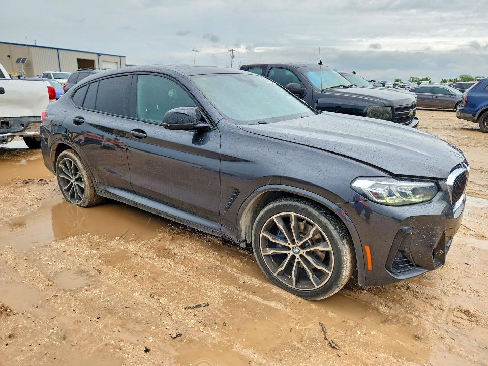 2023 BMW X4 VIN 5UX43DT06P9R73660 COPART salvage auction — REAR END, Tx - Salvage Vehicle Title, sold $21,400 on 2026-07-16 (photo 4)