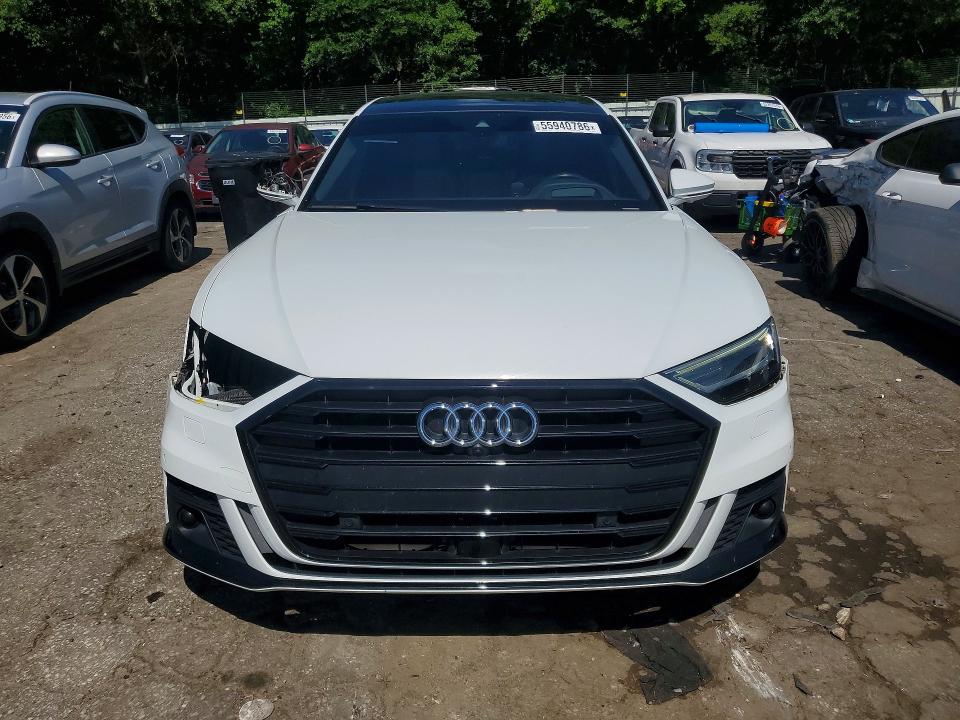 2021 Audi A8 VIN WAU8DAF89MN021980 COPART salvage auction — FRONT END, Ga - Cert Of Title-Salvage, sold $21,300 on 2026-07-31 (photo 5)