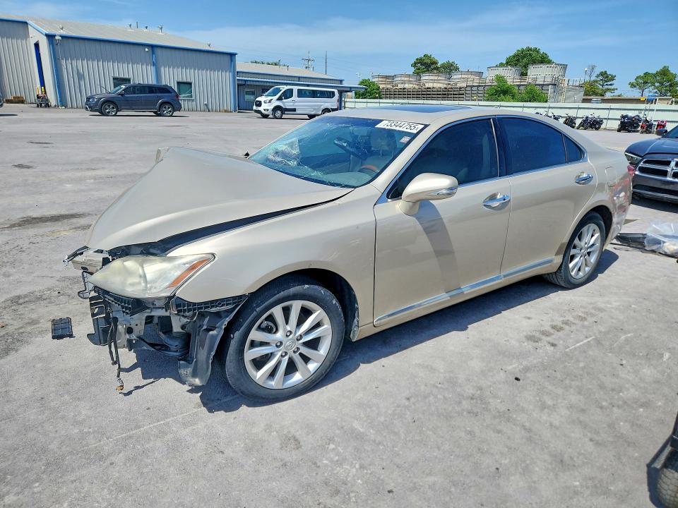 2012 Lexus ES VIN JTHBK1EG1C2499400 COPART salvage auction — FRONT END, Ok - Cert Of Title-Salvage, sold $800 on 2026-07-17 (photo 1)