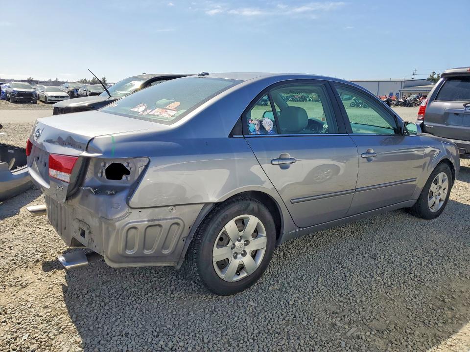 2008 Hyundai Sonata VIN 5NPET46F28H322508 COPART salvage auction — REAR END, Ca - Salvage Certificate, sold $500 on 2026-07-17 (photo 3)