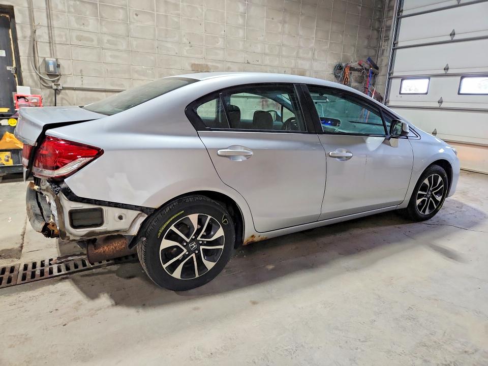 2013 Honda Civic VIN 19XFB2F82DE067998 COPART salvage auction — REAR END, Mn - Cert Of Title-Prior Salvage, sold $1,050 on 2026-07-09 (photo 3)