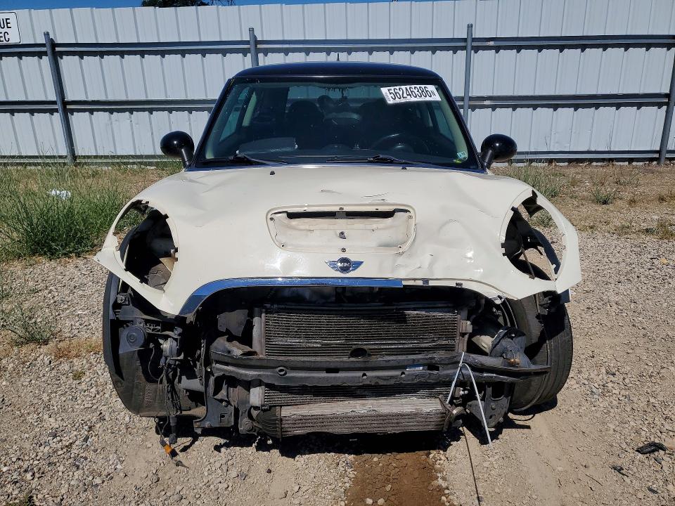 2012 Mini Cooper VIN WMWSV3C55CTY18875 COPART salvage auction — FRONT END, Ca - Salvage Certificate, sold $325 on 2026-08-07 (photo 5)