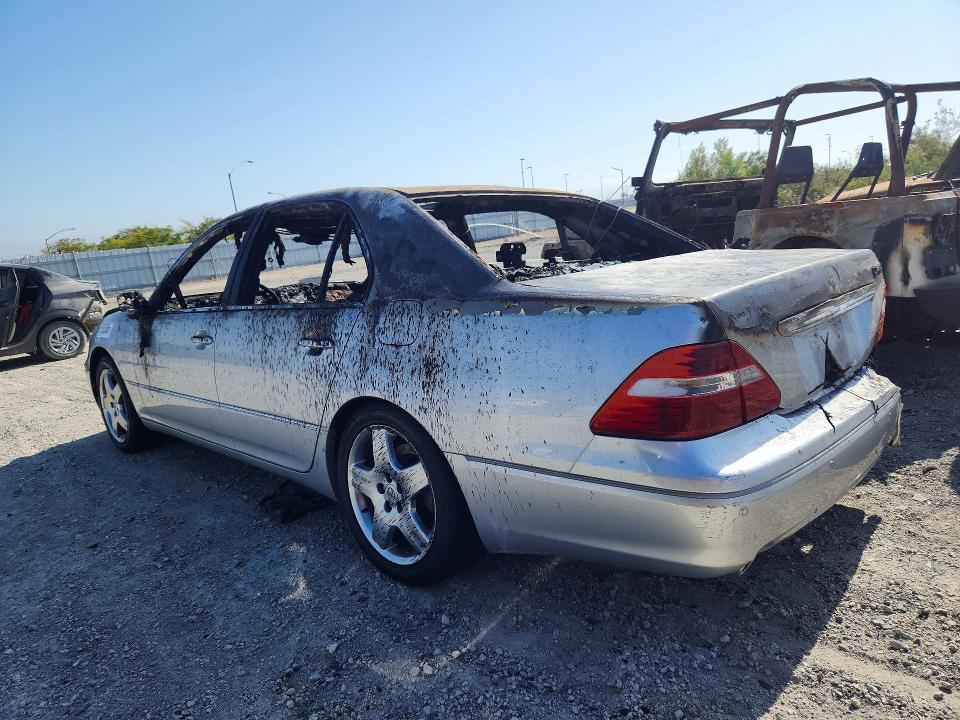 2005 Lexus Ls VIN JTHBN36F455009834 COPART salvage auction — BURN, Ca - Non-Repairable Vehicle Cert, sold $350 on 2026-07-07 (photo 2)