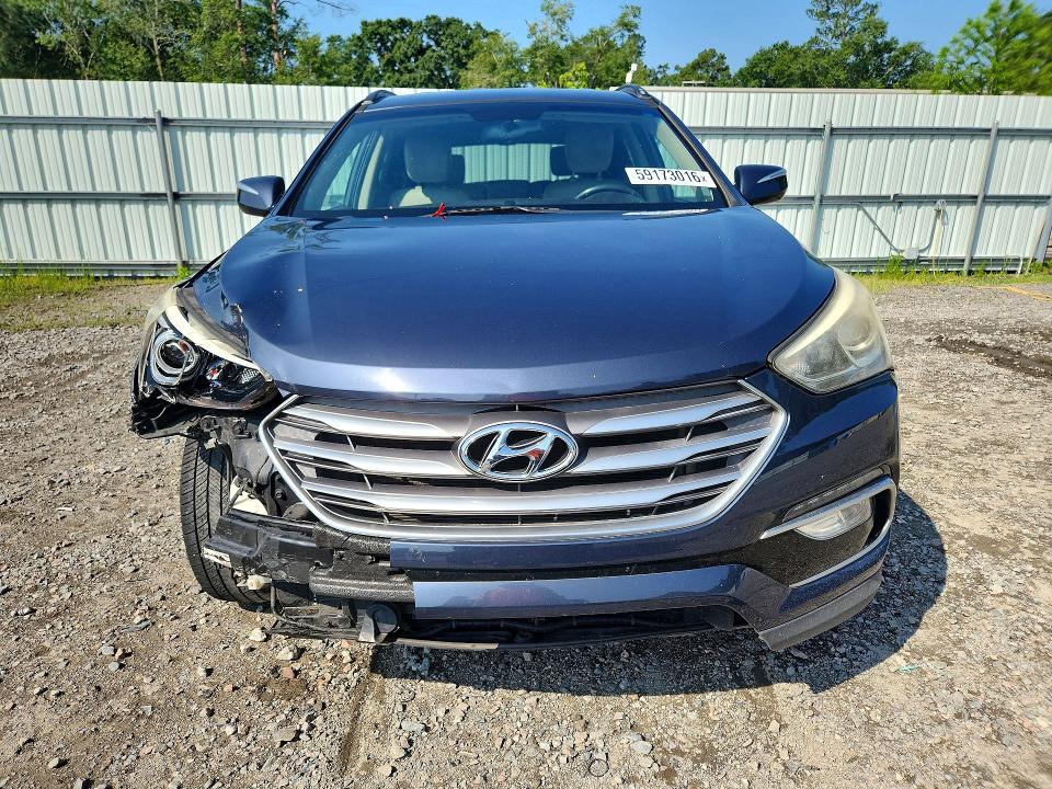 2017 Hyundai Santa fe VIN 5NMZU3LB0HH008220 COPART salvage auction — FRONT END, Sc - Cert Of Title-Salvage, sold $1,950 on 2026-07-28 (photo 5)