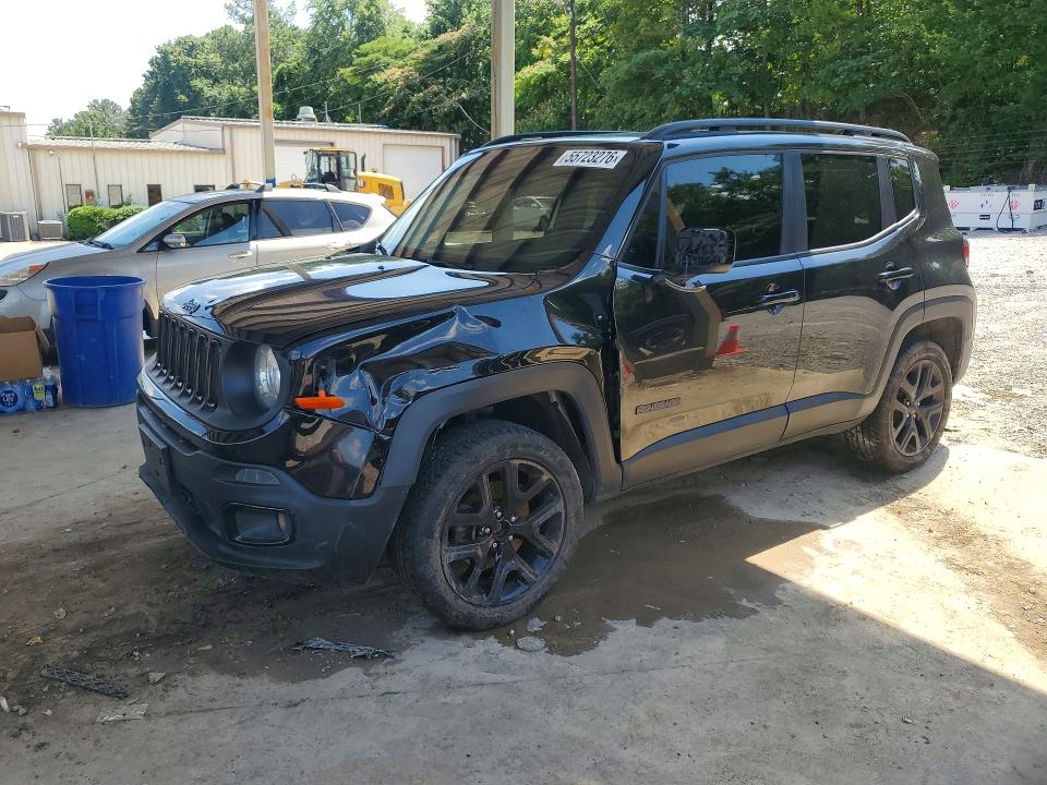 2018 Jeep Renegade VIN ZACCJBBB5JPH27392 COPART salvage auction — FRONT END, Al - Cert Of Title-Salvage Title, sold $1,450 on 2026-07-14 (photo 1)