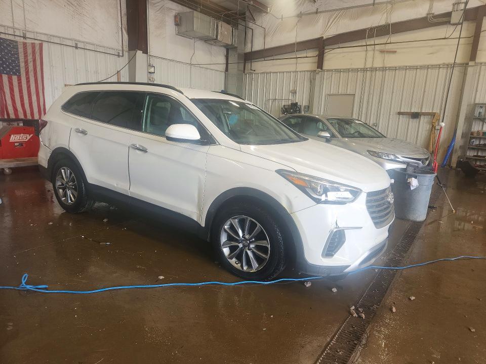 2017 Hyundai Santa fe VIN KM8SMDHF6HU202838 COPART salvage auction — FRONT END, Wi - Certificate Of Title, sold $2,700 on 2026-07-27 (photo 4)