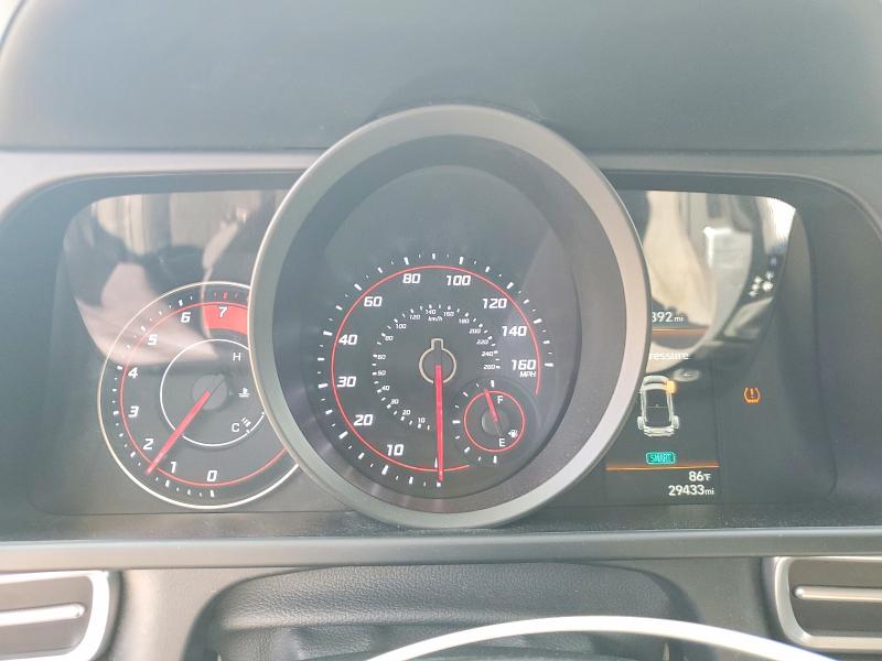 2022 Hyundai Elantra VIN KMHLM4AG1NU354738 COPART salvage auction — FRONT END, Ca - Salvage Certificate, sold $4,600 on 2026-07-13 (photo 9)