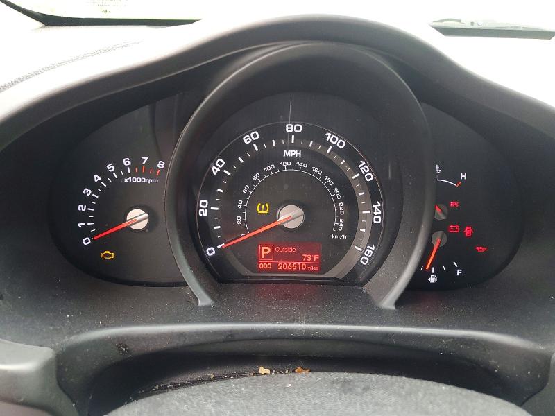 2012 Kia Sportage VIN KNDPB3A28C7237115 COPART salvage auction — VANDALISM, Nc - Salvage Certificate Of Title, sold $500 on 2026-07-23 (photo 9)