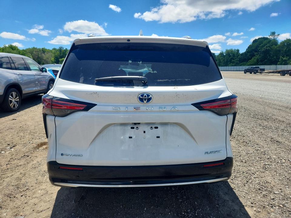 2025 Toyota VIN 5TDESKFC9SS185128 COPART salvage auction — FRONT END, Ma - Cert Of Title-Salvage, sold $34,250 on 2026-07-08 (photo 6)
