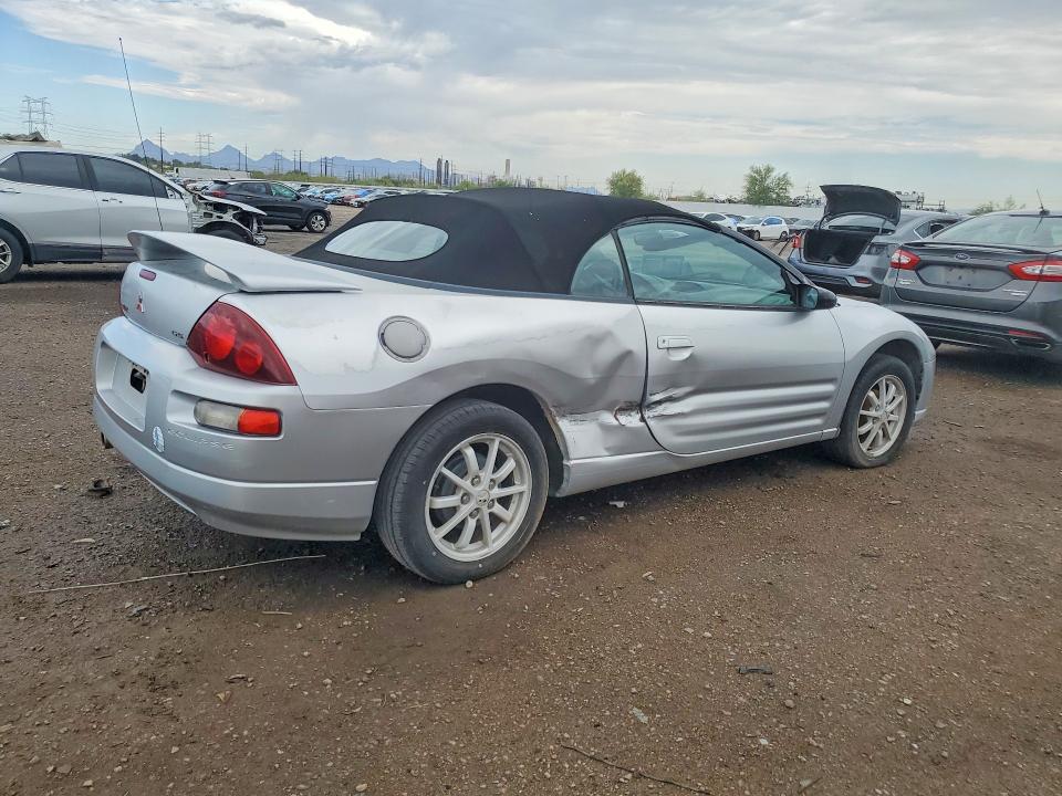 2001 Mitsubishi ECLIPSE VIN 4A3AE45G21E142497 COPART salvage auction — MECHANICAL, Az - Certificate Of Title, sold $250 on 2026-07-10 (photo 3)