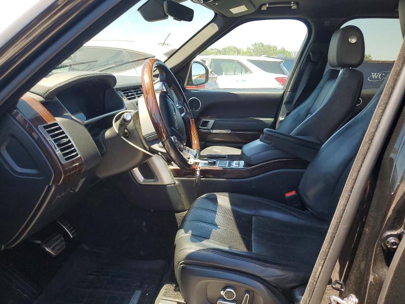 2017 Land rover RANGE ROVER VIN SALGS2FE3HA329605 COPART salvage auction — NORMAL WEAR, Al - Certificate Of Title (P), sold $7,800 on 2026-07-28 (photo 7)