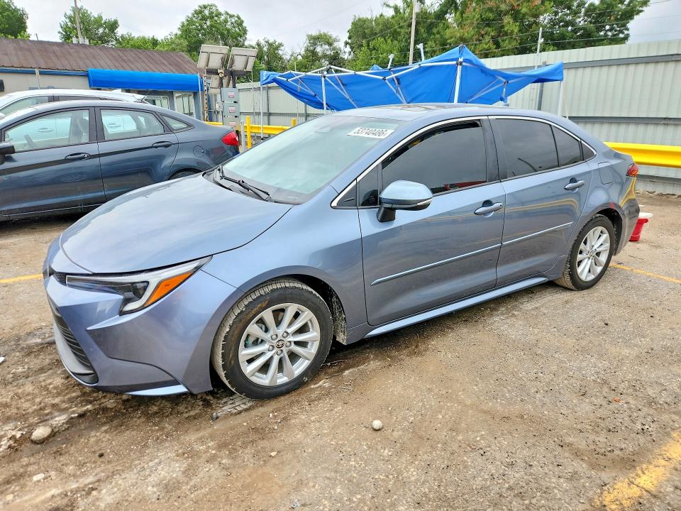 2024 Toyota Corolla VIN JTDBCMFE7R3036631 COPART salvage auction — HAIL, KS - CERT OF TITLE-SALVAGE, sold $500 on 2026-07-27 (photo 1)