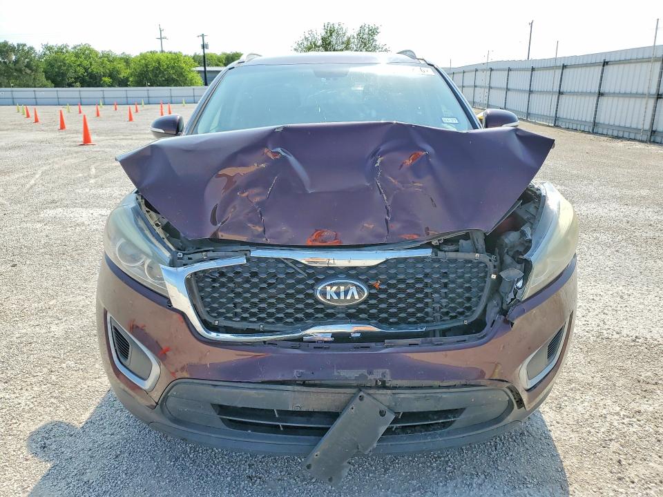 2018 Kia VIN 5XYPG4A55JG351770 COPART salvage auction — FRONT END, Tx - Salvage Vehicle Title, sold $1,500 on 2026-07-09 (photo 5)