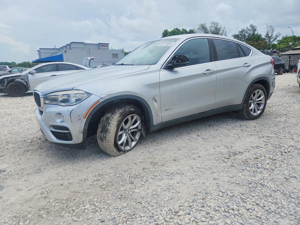 2016 BMW X6 VIN 5UXKU0C53G0F92607 COPART salvage auction — FRONT END, Fl - Cert Of Title Slvg Rebuildable, sold $8,400 on 2026-07-10 (photo 1)