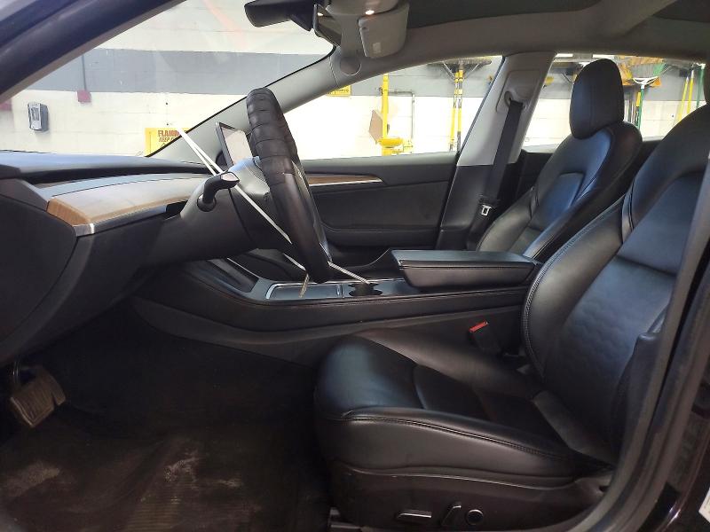2022 Tesla Model 3 VIN 5YJ3E1EA2NF286643 COPART salvage auction — UNDERCARRIAGE, Il - Salvage Certificate, sold $5,200 on 2026-07-20 (photo 7)