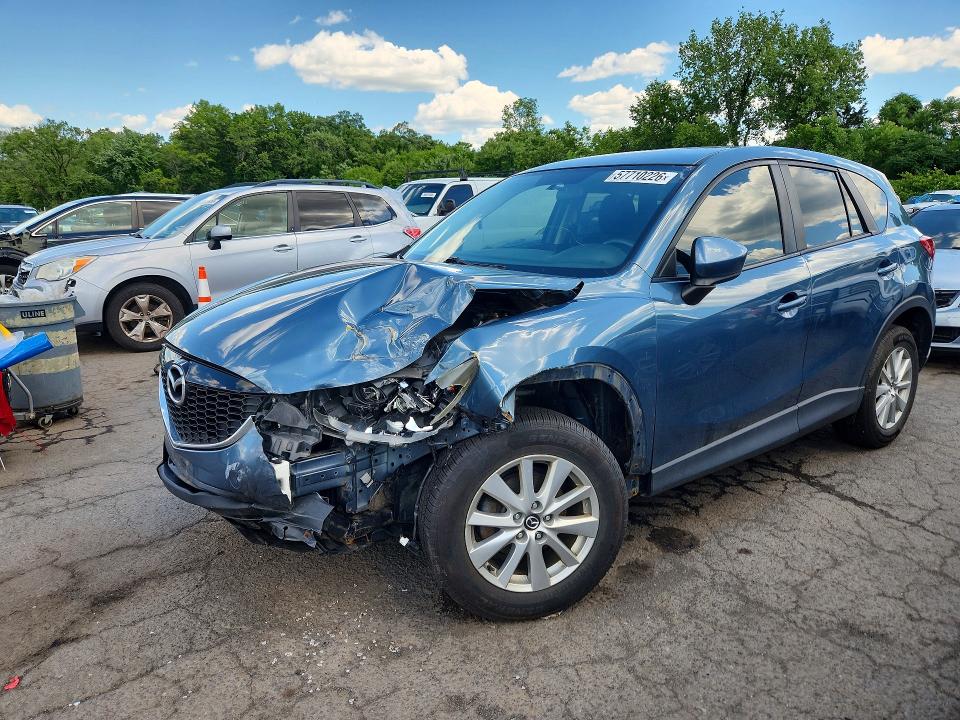 2015 Mazda Cx-5 VIN JM3KE4BEXF0446926 COPART salvage auction — FRONT END, Ct - Cert Of Title-Salvage, sold $1,650 on 2026-07-02 (photo 1)
