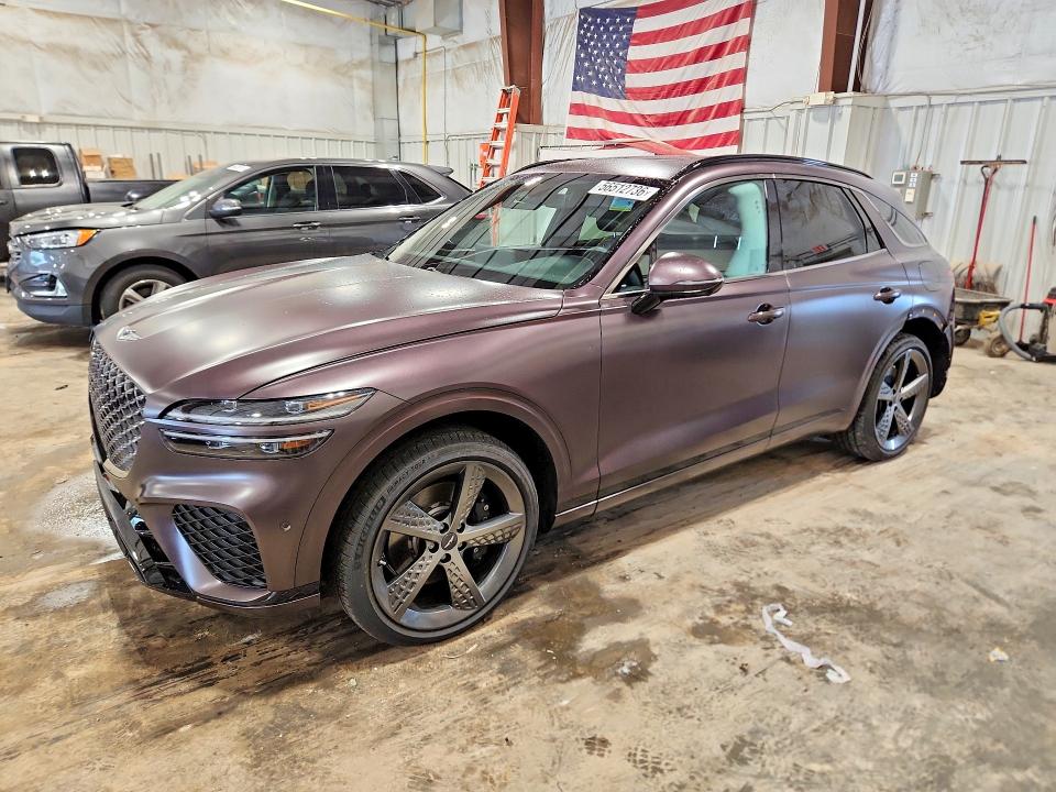 2023 Genesis Gv70 VIN KMUMADTB1PU097261 COPART salvage auction — REAR END, Wi - Cert Of Title-Claim Paid, sold $300 on 2026-07-29 (photo 1)