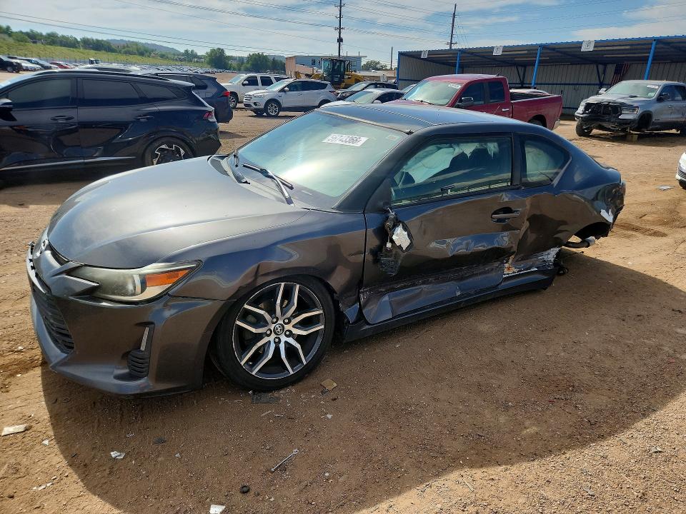 2015 Scion Tc VIN JTKJF5C73F3092231 COPART salvage auction — SIDE, Co - Salvage Title, sold $425 on 2026-07-08 (photo 1)