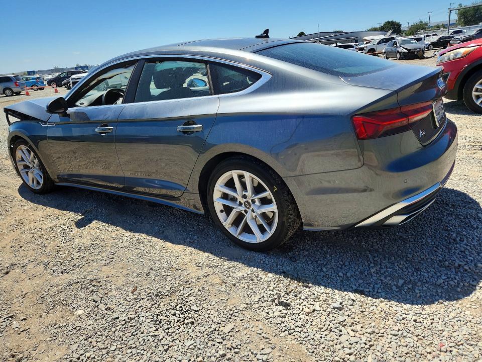 2023 Audi VIN WAUDACF56PA010701 COPART salvage auction — FRONT END, Ca - Salvage Certificate, sold $8,300 on 2026-07-28 (photo 2)