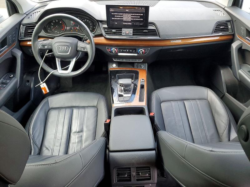 2021 Audi Q5 VIN WA1AAAFY8M2103210 COPART salvage auction — FRONT END, Ny - Cert Of Title-Salvage, sold $9,500 on 2026-08-27 (photo 8)