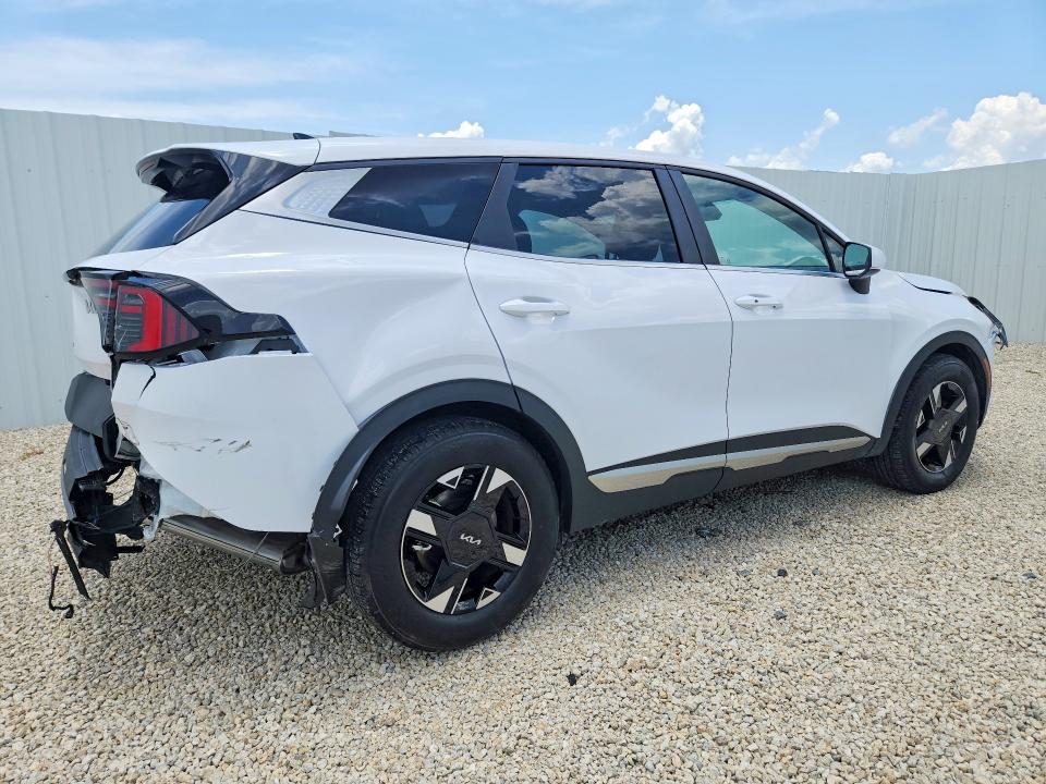 2026 Kia Sportage VIN 5XYK23DF2TG371615 COPART salvage auction — REAR END, FL - CERTIFICATE OF TITLE, sold $7,500 on 2026-07-17 (photo 3)