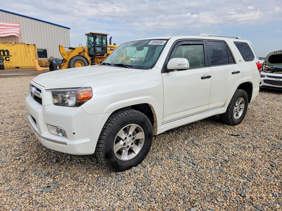 2012 Toyota 4runner VIN JTEBU5JRXC5102142 COPART salvage auction — MINOR DENT/SCRATCHES, Tx - Certificate Of Title, sold $7,800 on 2026-07-07 (photo 1)