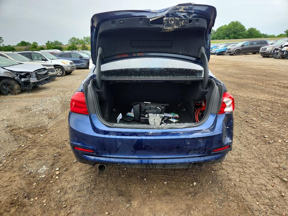 2016 BMW 3 series VIN WBA8A3C50GK688828 COPART salvage auction — SIDE, MI - CERTIFICATE OF TITLE, sold $750 on 2026-07-24 (photo 6)