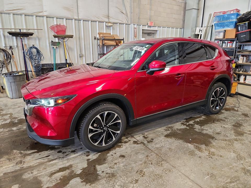 2022 Mazda Cx-5 VIN JM3KFBDM9N0536041 COPART salvage auction — HAIL, Wi - Cert Of Title-Claim Paid, sold $14,900 on 2026-07-07 (photo 1)