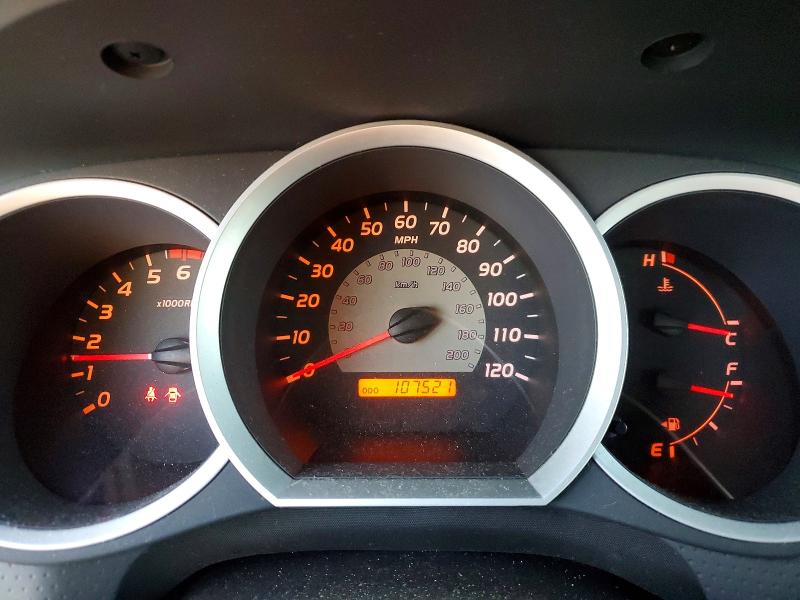 2007 Toyota Tacoma VIN 5TETX22N97Z377367 COPART salvage auction — FRONT END, Fl - Cert Of Title Slvg Rebuildable, sold $6,100 on 2026-07-14 (photo 9)