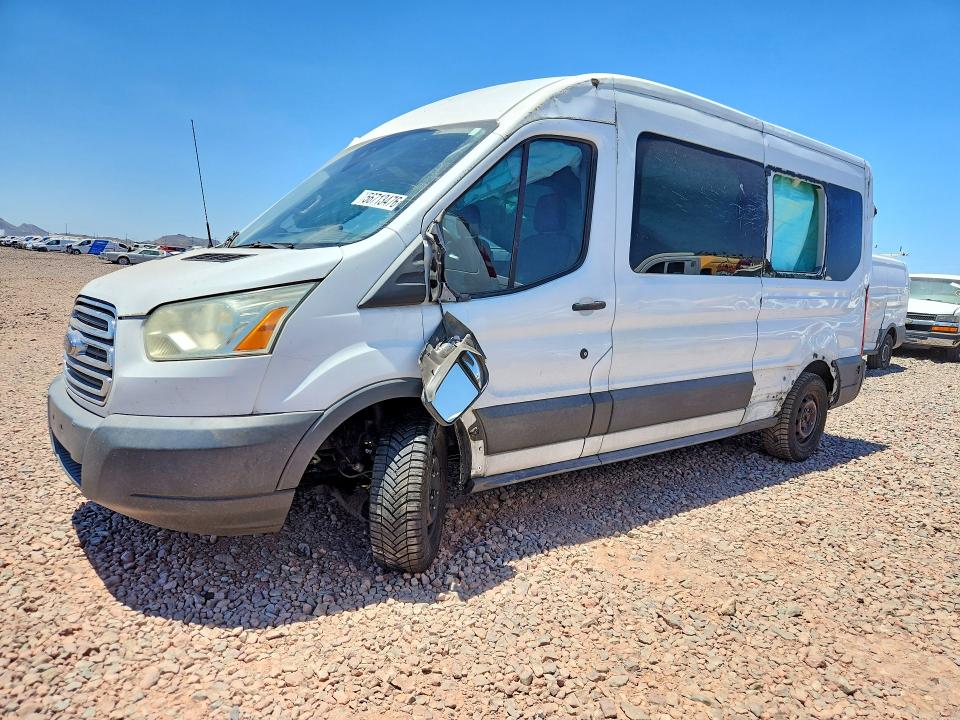 2016 Ford Transit VIN 1FBAX2CG5GKA29839 COPART salvage auction — SIDE, Az - Cert Of Title - Salvage, sold $4,600 on 2026-07-09 (photo 1)