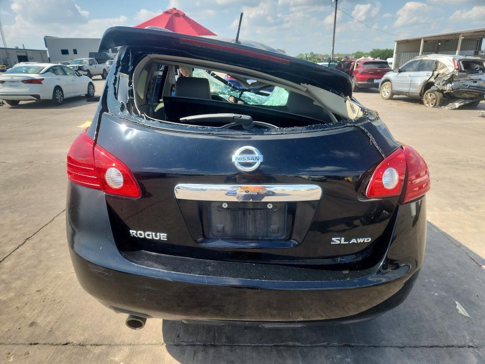 2011 Nissan Rogue VIN JN8AS5MVXBW689437 COPART salvage auction — ROLLOVER, Tx - Nonrepairable Title, sold $175 on 2026-07-30 (photo 6)