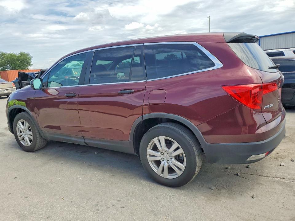 2018 Honda Pilot VIN 5FNYF6H11JB068635 COPART salvage auction — MINOR DENT/SCRATCHES, In - Certificate Of Title (P), sold $7,700 on 2026-07-02 (photo 2)