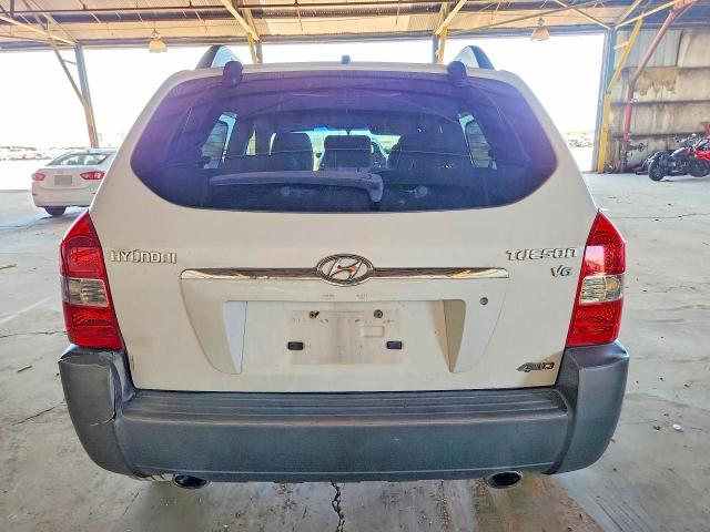 2006 Hyundai Tucson VIN KM8JN72D56U300807 COPART salvage auction — FRONT END, Az - Cert Of Title - Salvage, sold $425 on 2026-07-27 (photo 6)
